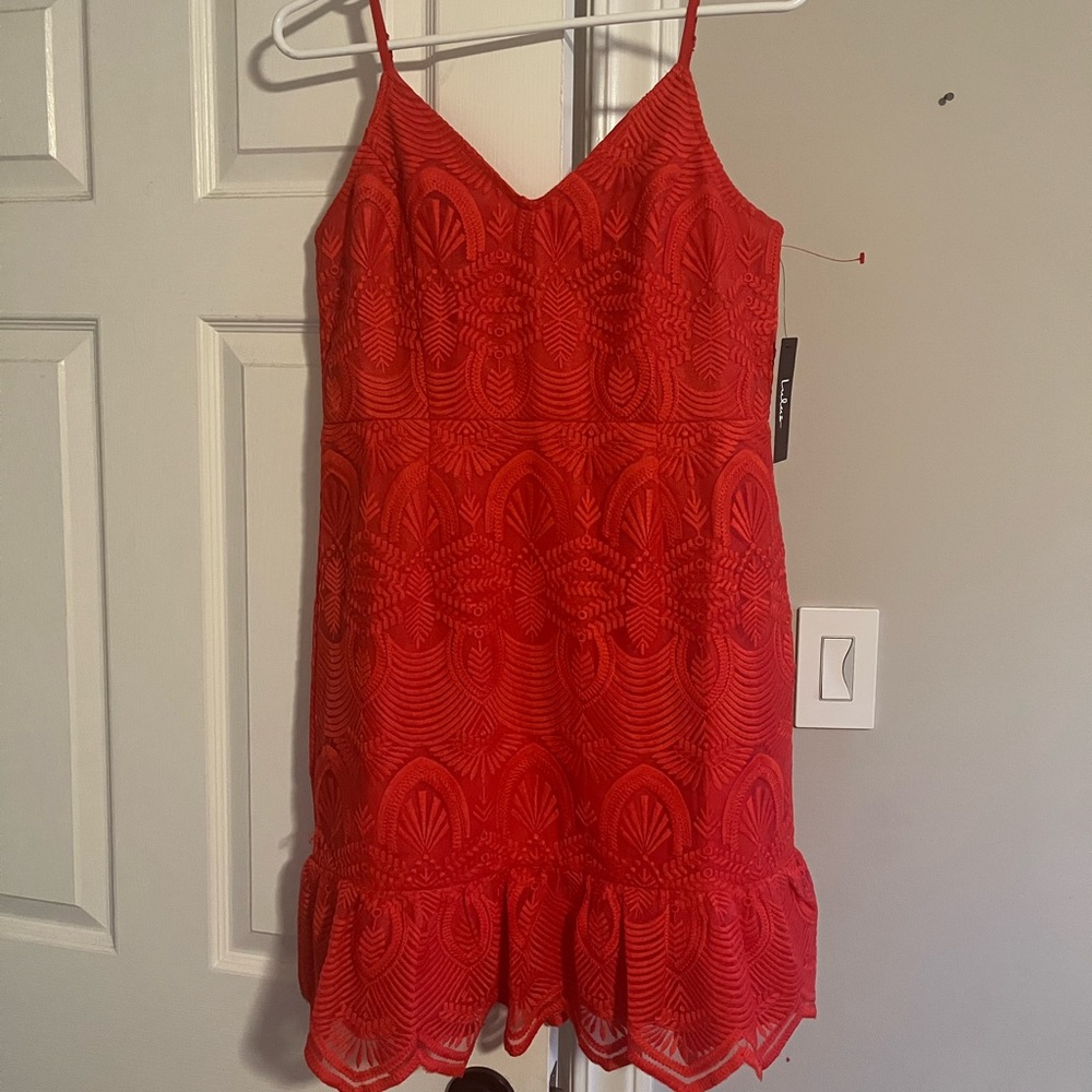 Red lulus dress